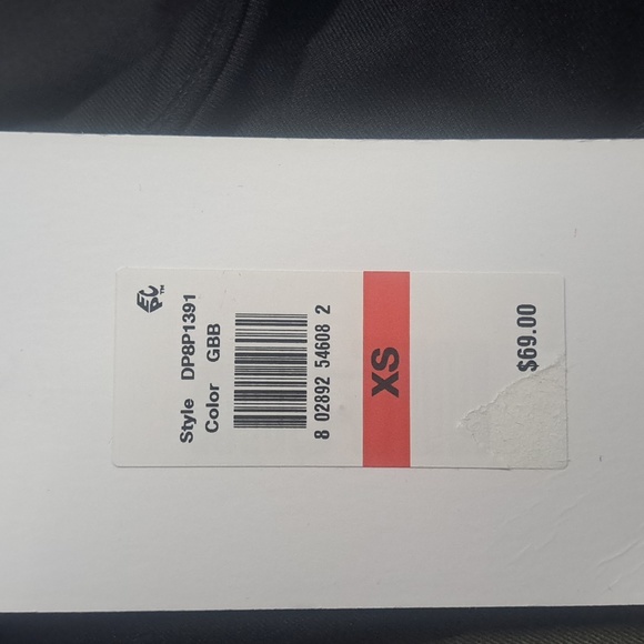 DKNY Sport Colorblocked High-Rise Mesh Inset Ankle Leggings - Picture 5 of 5